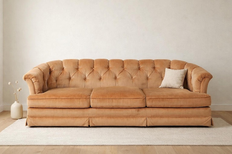 Vintage Tufted Chesterfield Sofa