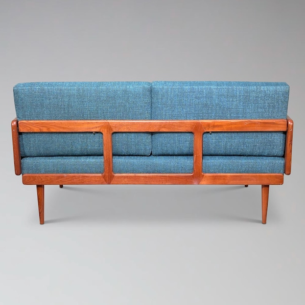 Peter Hvidt & Orla Molgaard Nielsen FD451 Sofa Daybed | Teak and Cane Danish Modern Seating