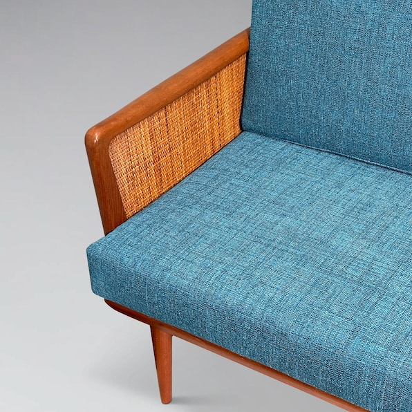 Peter Hvidt & Orla Molgaard Nielsen FD451 Sofa Daybed | Teak and Cane Danish Modern Seating