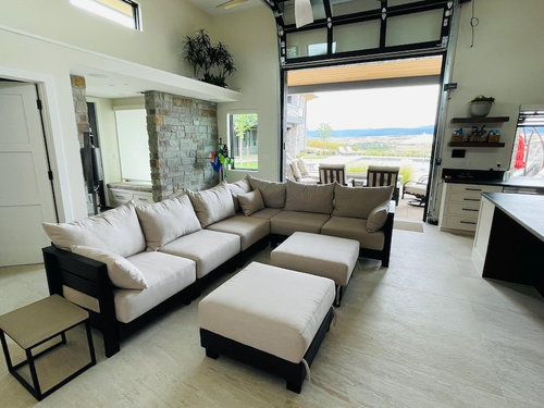 All-Weather Outdoor Sustainable Modular Deep Seating Patio furniture, Club Chair, Sofa, Sectional, Ottoman